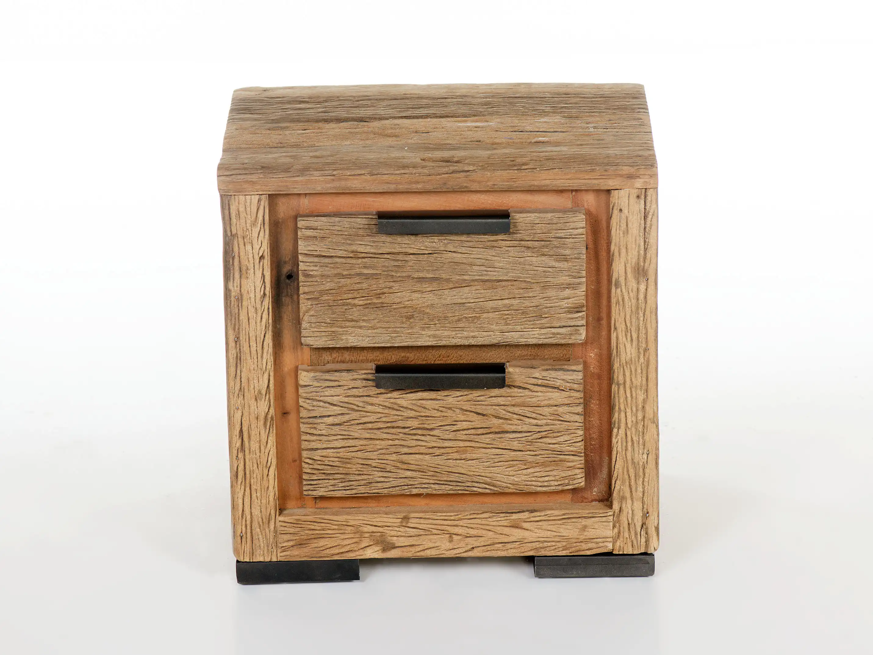 Drift Wood Side Table with 2 Drawers - popular handicrafts